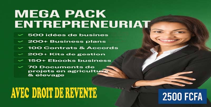 Mega Pack Entrepreneuriat